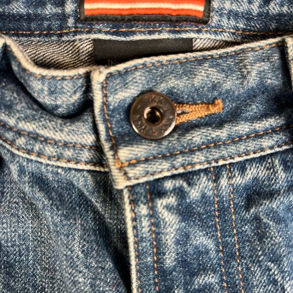 Todd Shelton Selvedge Jeans Mens 29 x 28  Blue Denim YKK Zipper Tapered Made USA - Picture 7 of 16